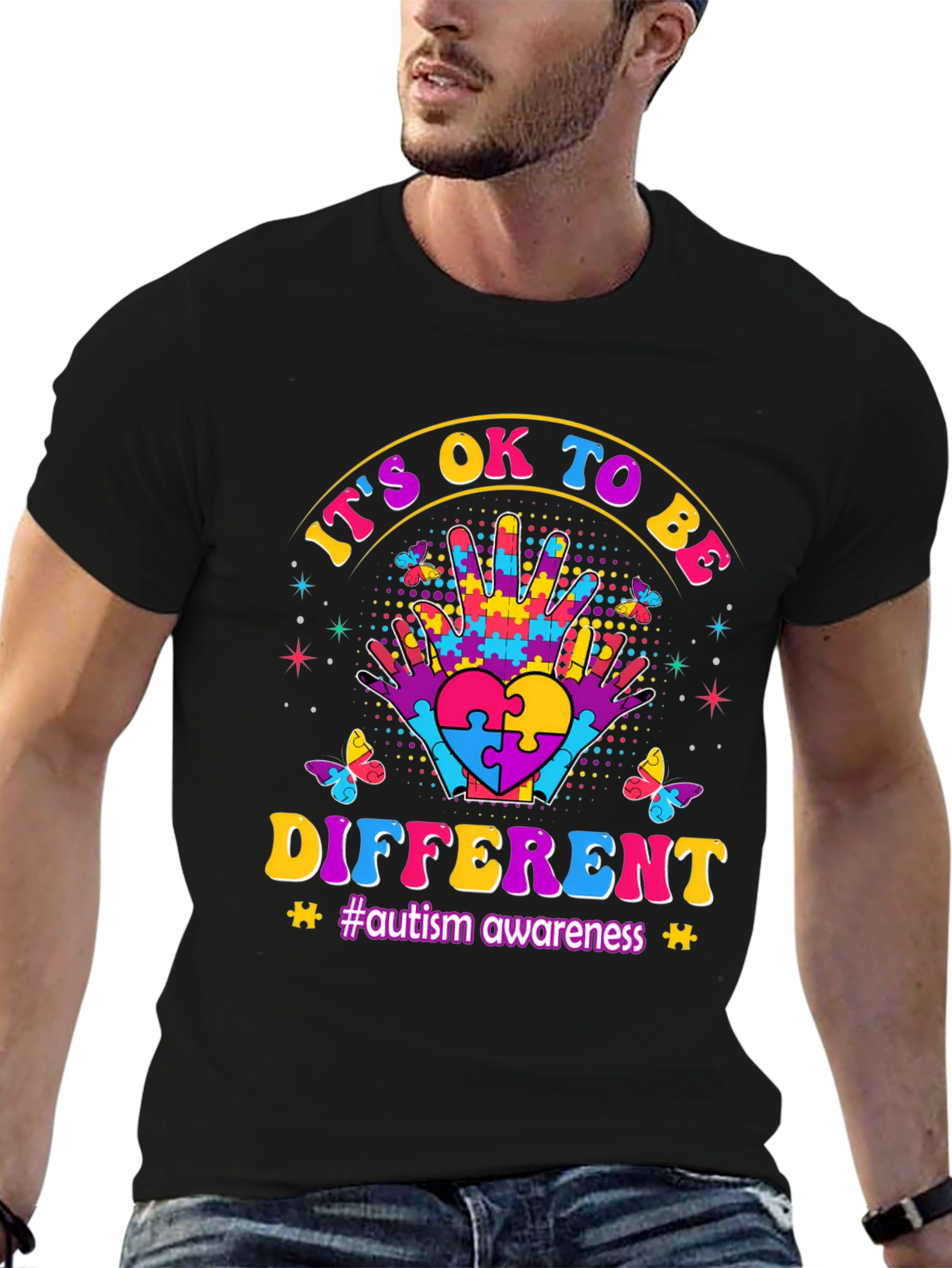 Autism Awareness T-Shirt: Its OK To Be Different