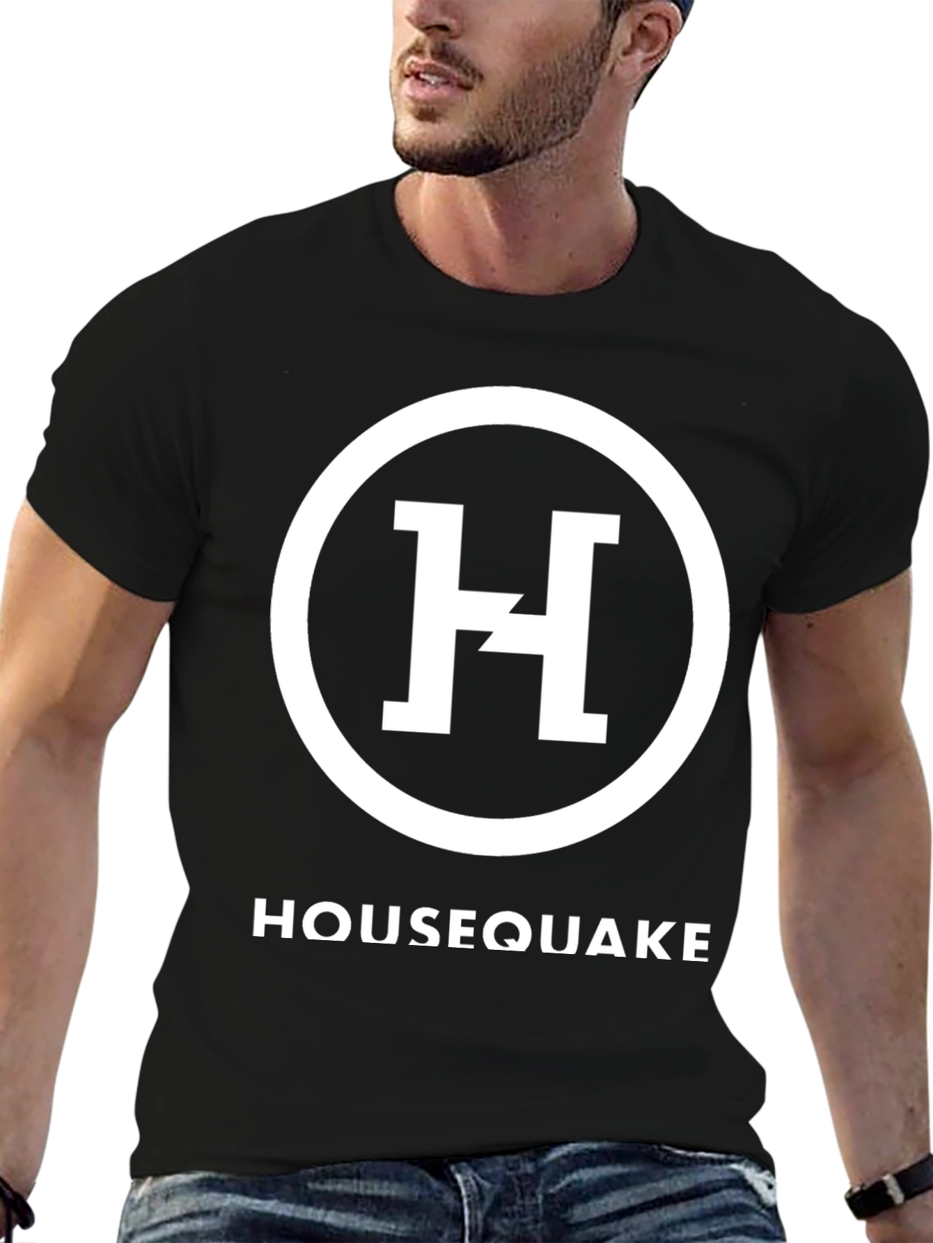 Housequake Black Graphic T-Shirt