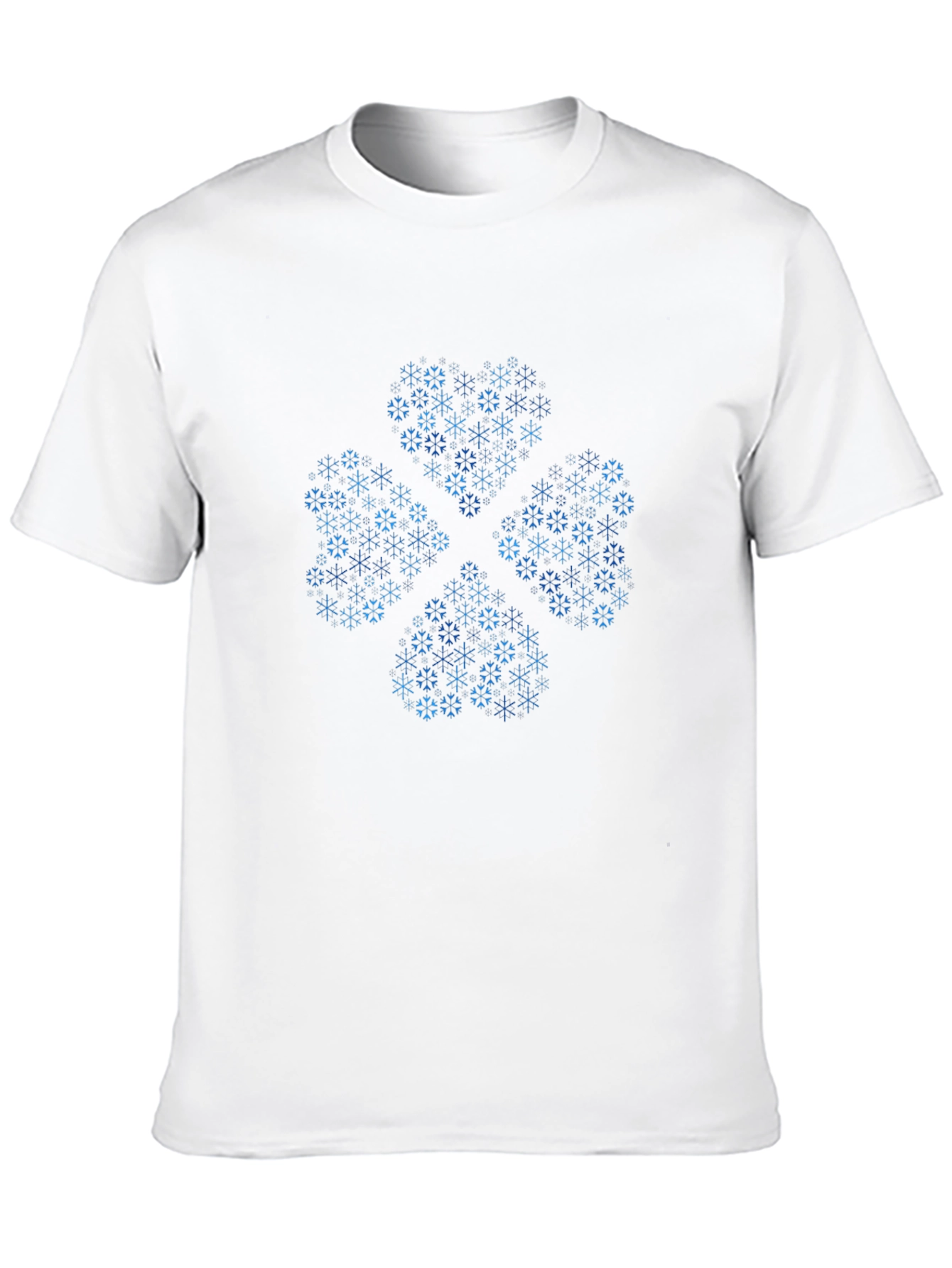 Snowflake Clover Graphic Tee - Black