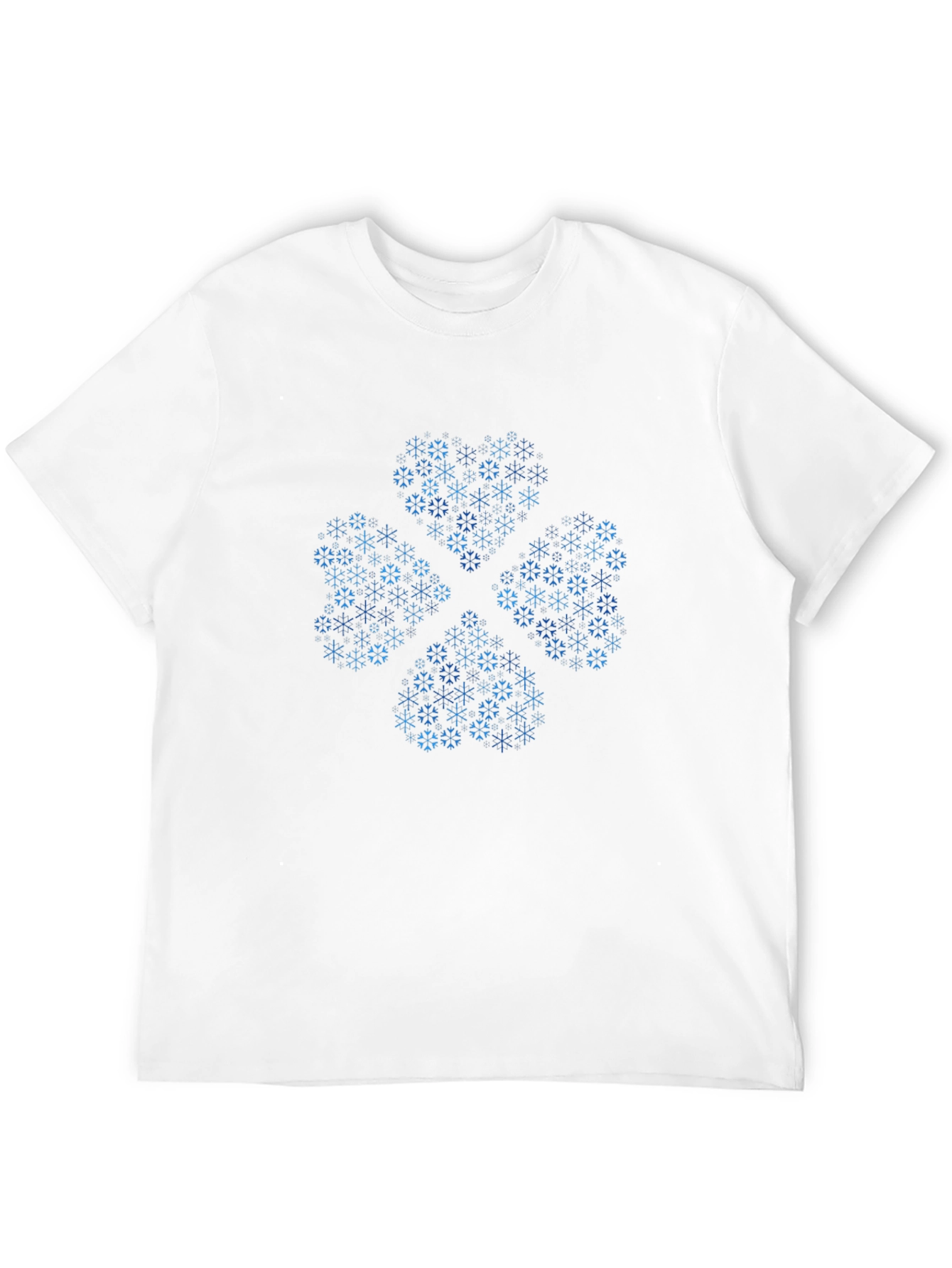 Snowflake Clover Graphic Tee - Black