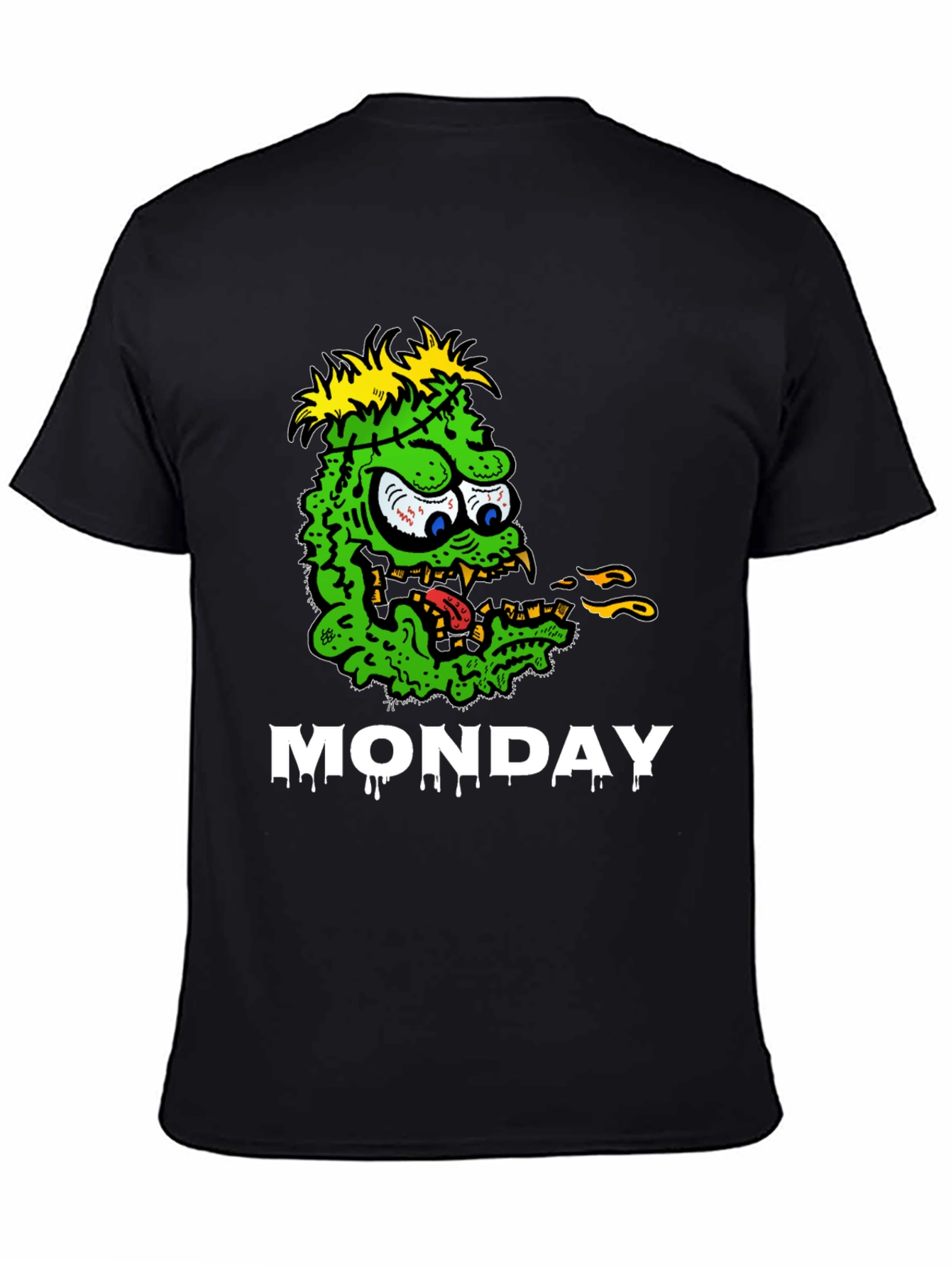 Monster Monday Graphic Tee - Black