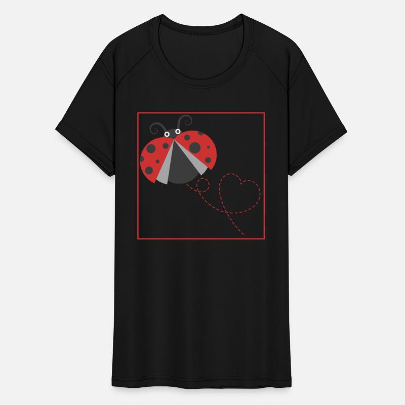 Ladybug Shirt, Ladybeetle Flying Ladybugs Cute