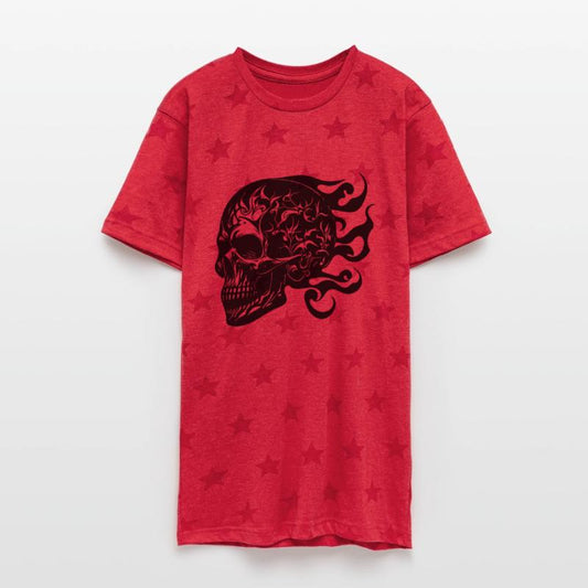 Laughing Burning Grinning Tattoo Skull