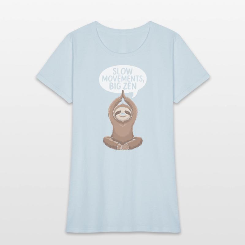 Lazy Sloth Yoga Zen Meditation Yoga Instructor
