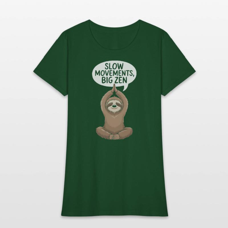 Lazy Sloth Yoga Zen Meditation Yoga Instructor