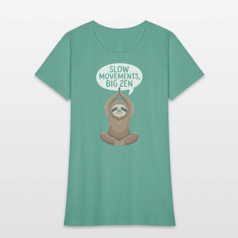 Lazy Sloth Yoga Zen Meditation Yoga Instructor