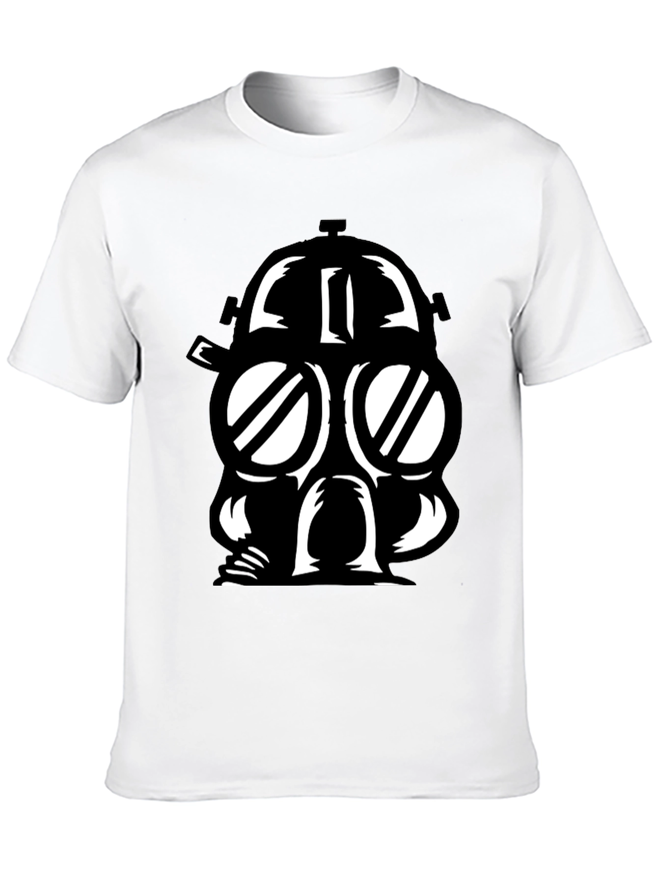 Gas Mask Graphic Black T-Shirt