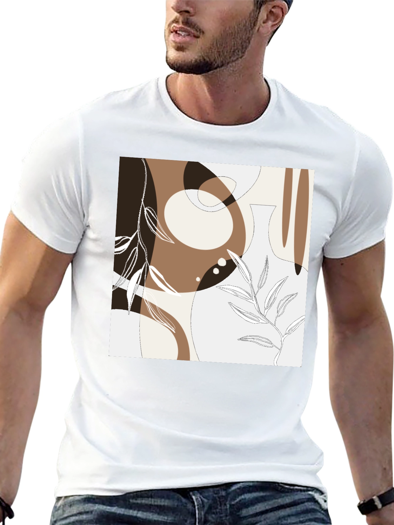Abstract Modern Art Graphic Tee