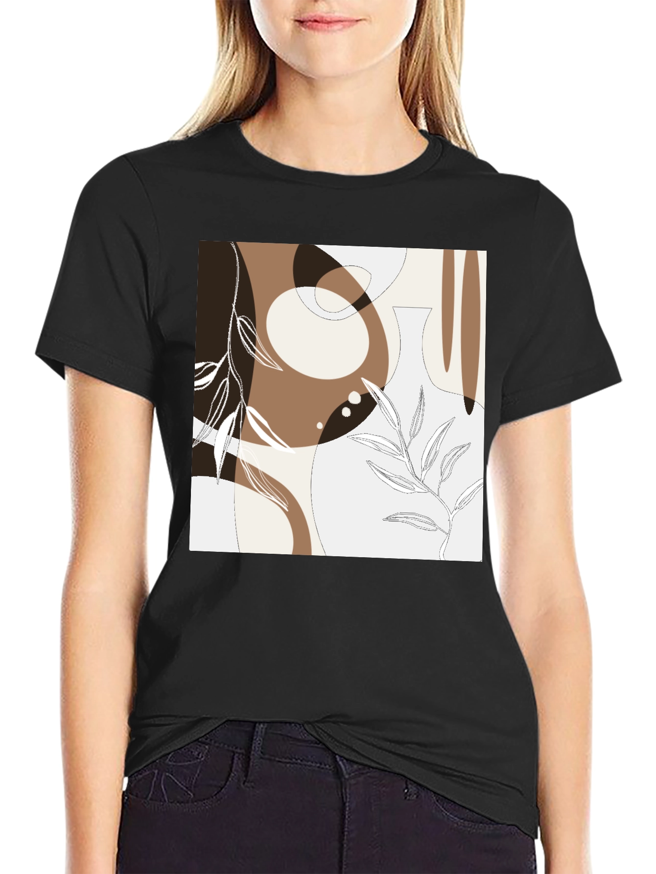 Abstract Modern Art Graphic Tee
