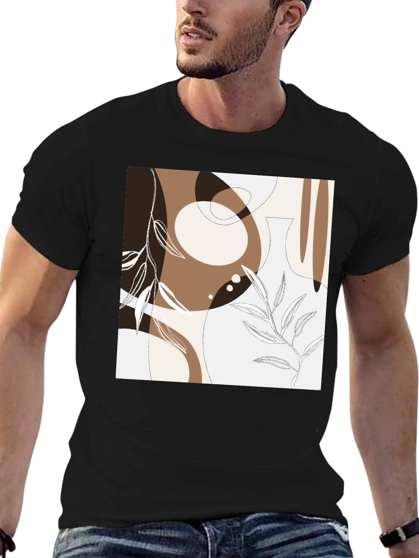 Abstract Modern Art Graphic Tee
