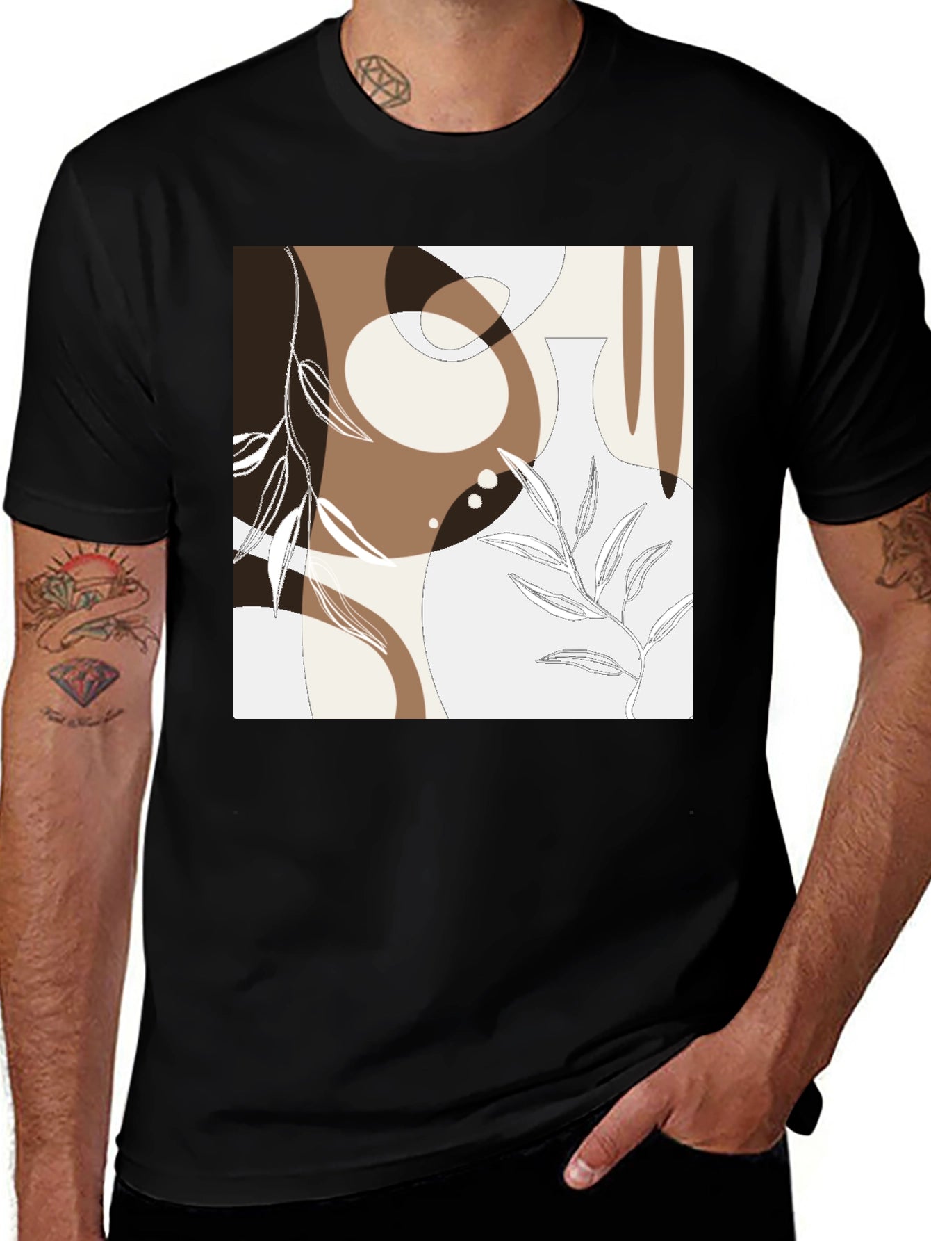 Abstract Modern Art Graphic Tee
