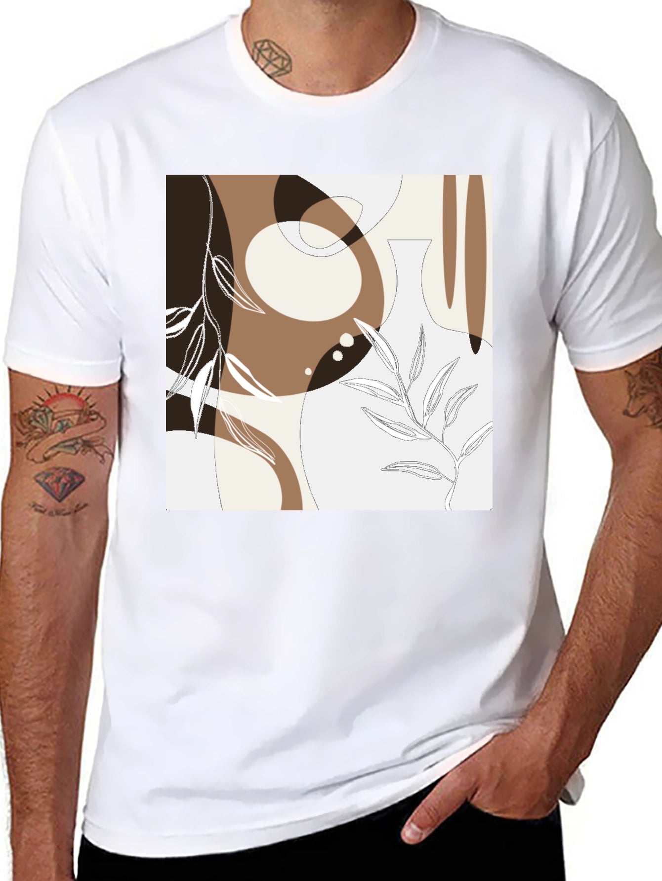 Abstract Modern Art Graphic Tee