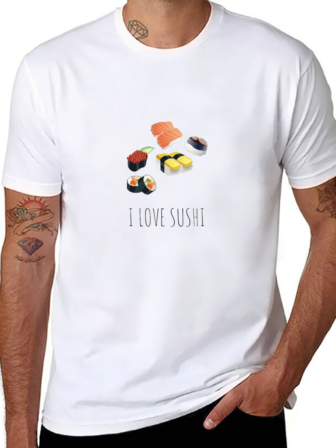 I Love Sushi Graphic Tee