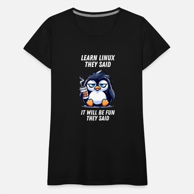 Learn Linux Funny Premium