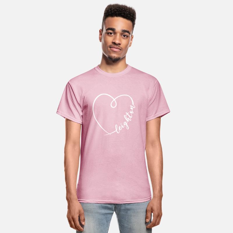 Leighton Name Heart Calligraphy