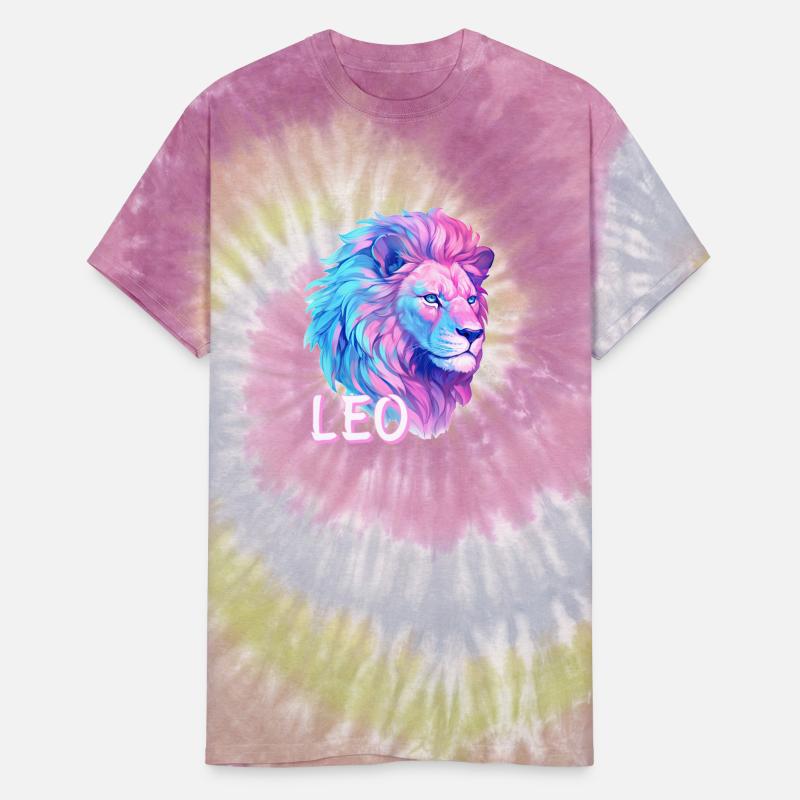 Leo Zodiac Sign Vaporwave Lion Vintage August