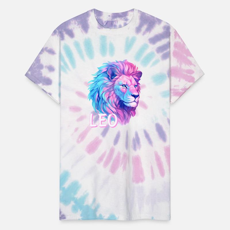 Leo Zodiac Sign Vaporwave Lion Vintage August