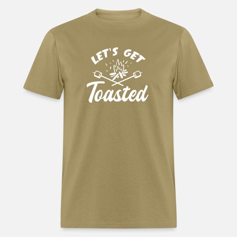 Lets Get Toasted Funny Camping Outdoor Wilderness