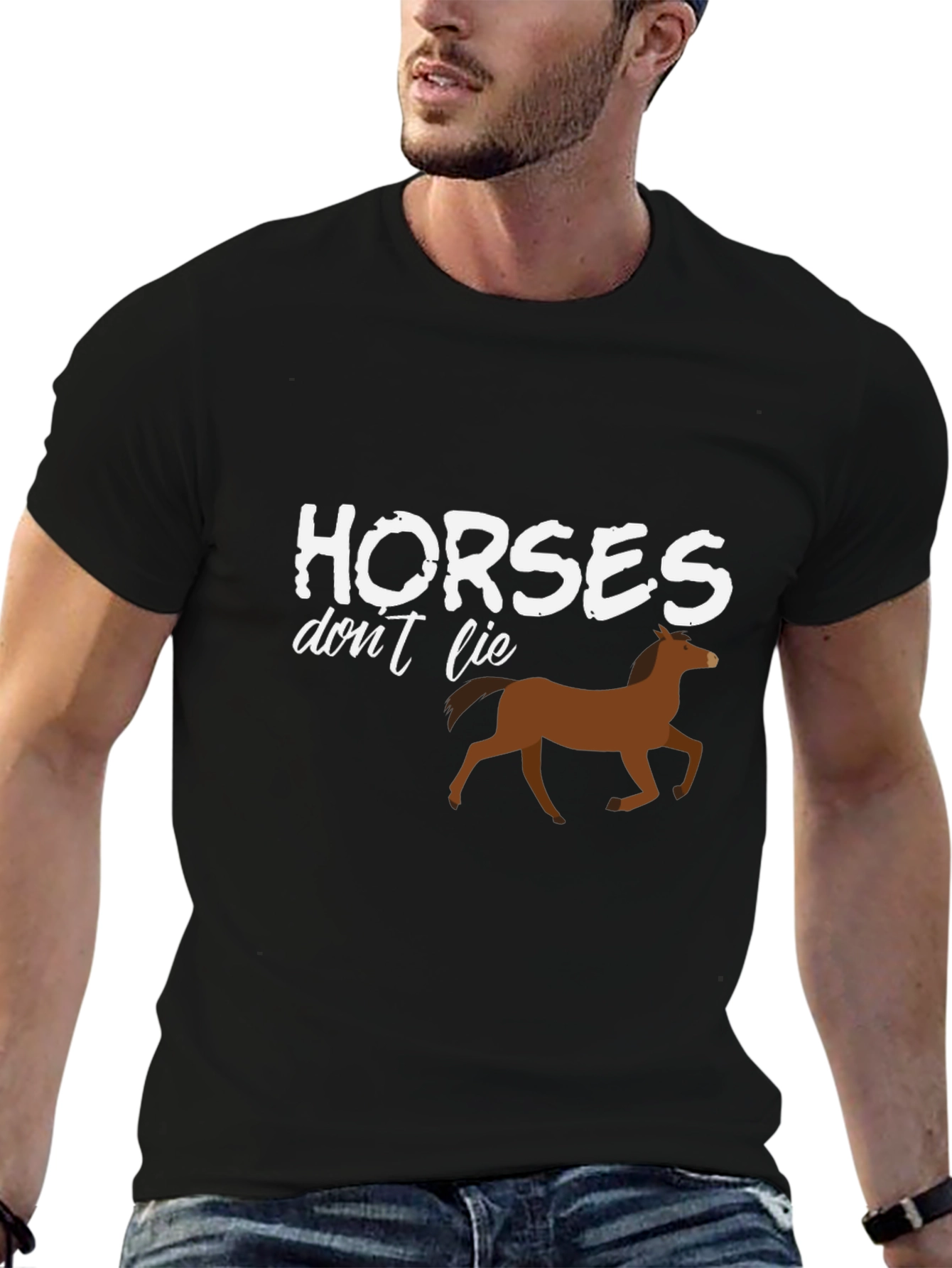 Horses Dont Lie Graphic Tee