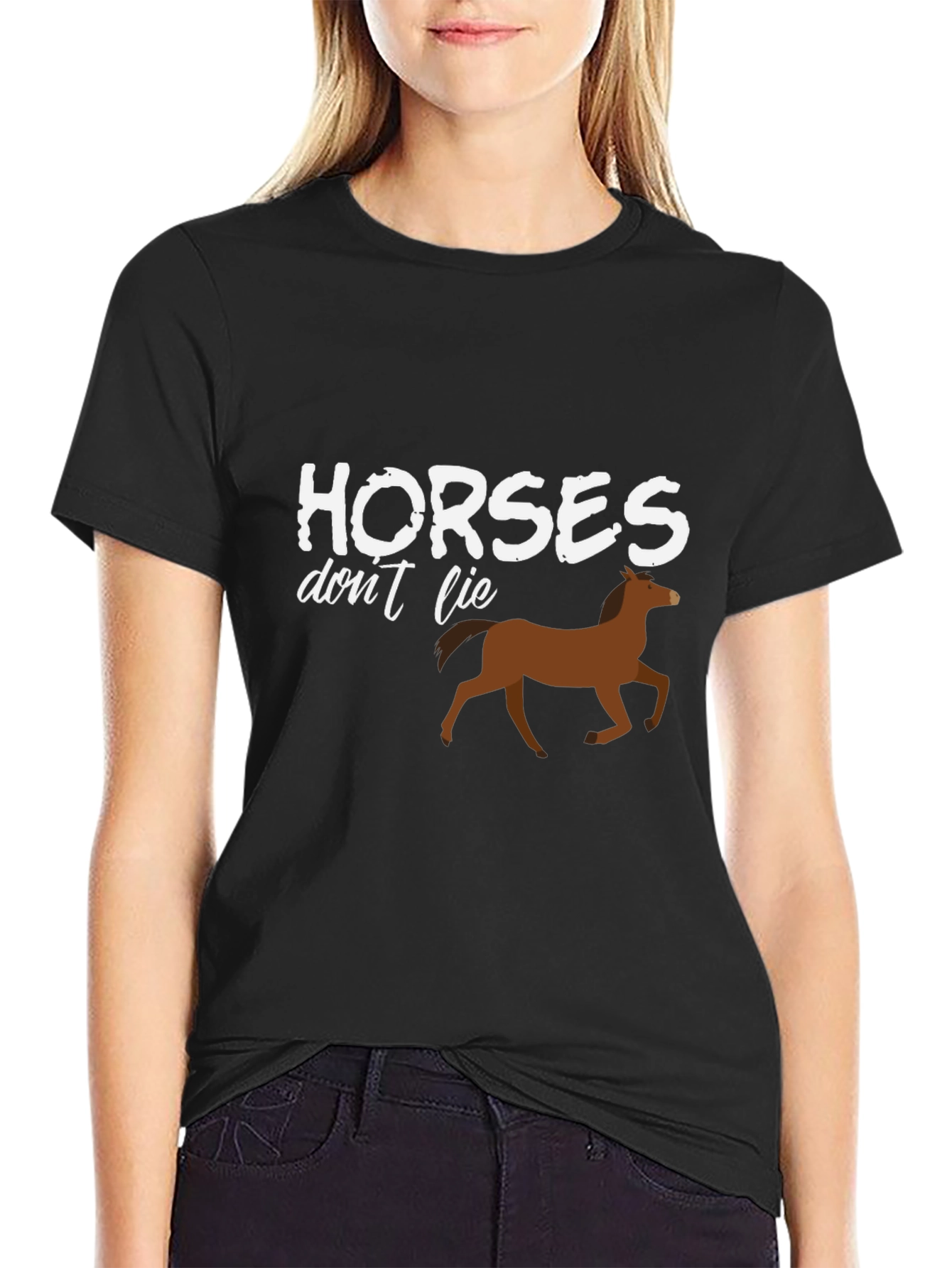Horses Dont Lie Graphic Tee