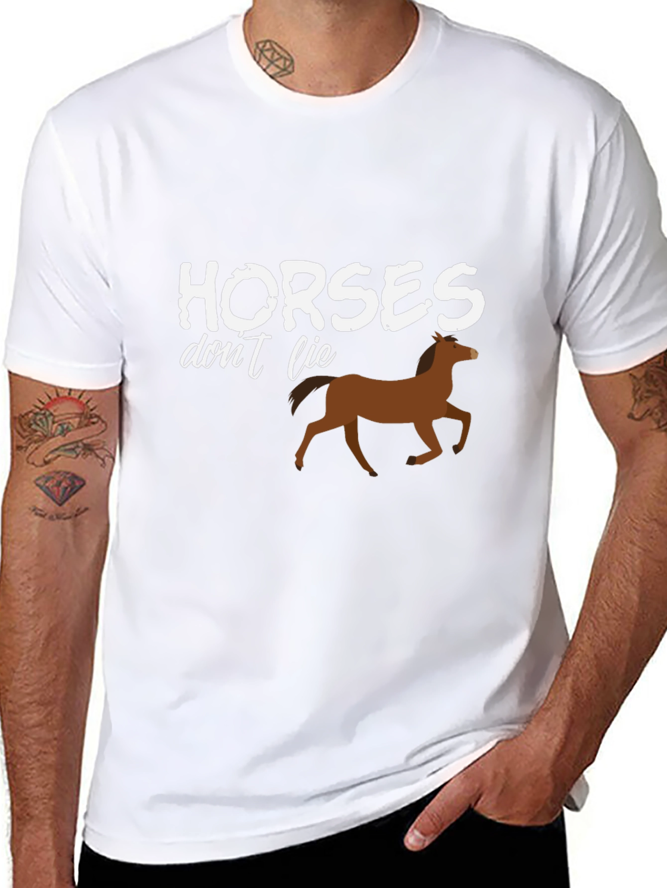 Horses Dont Lie Graphic Tee