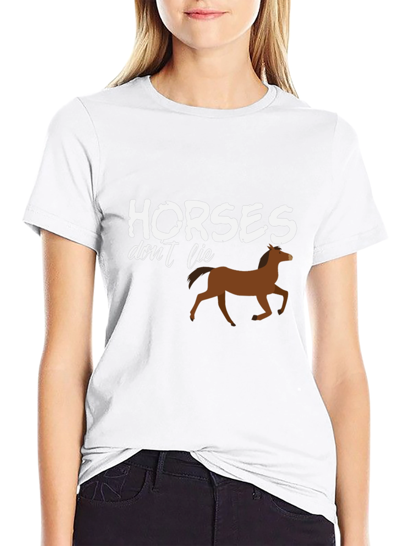 Horses Dont Lie Graphic Tee