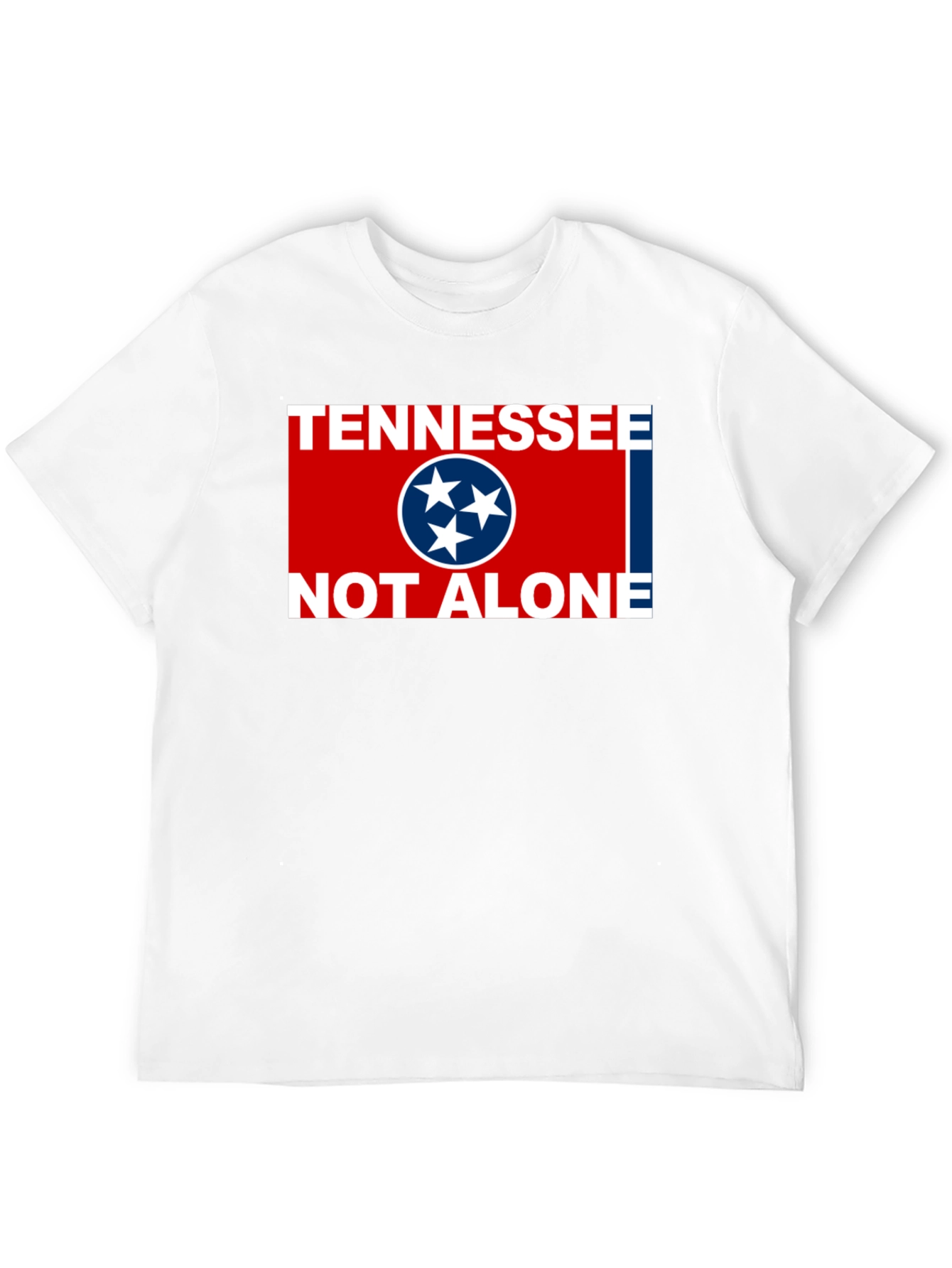 Tennessee State Flag T-Shirt - Not Alone