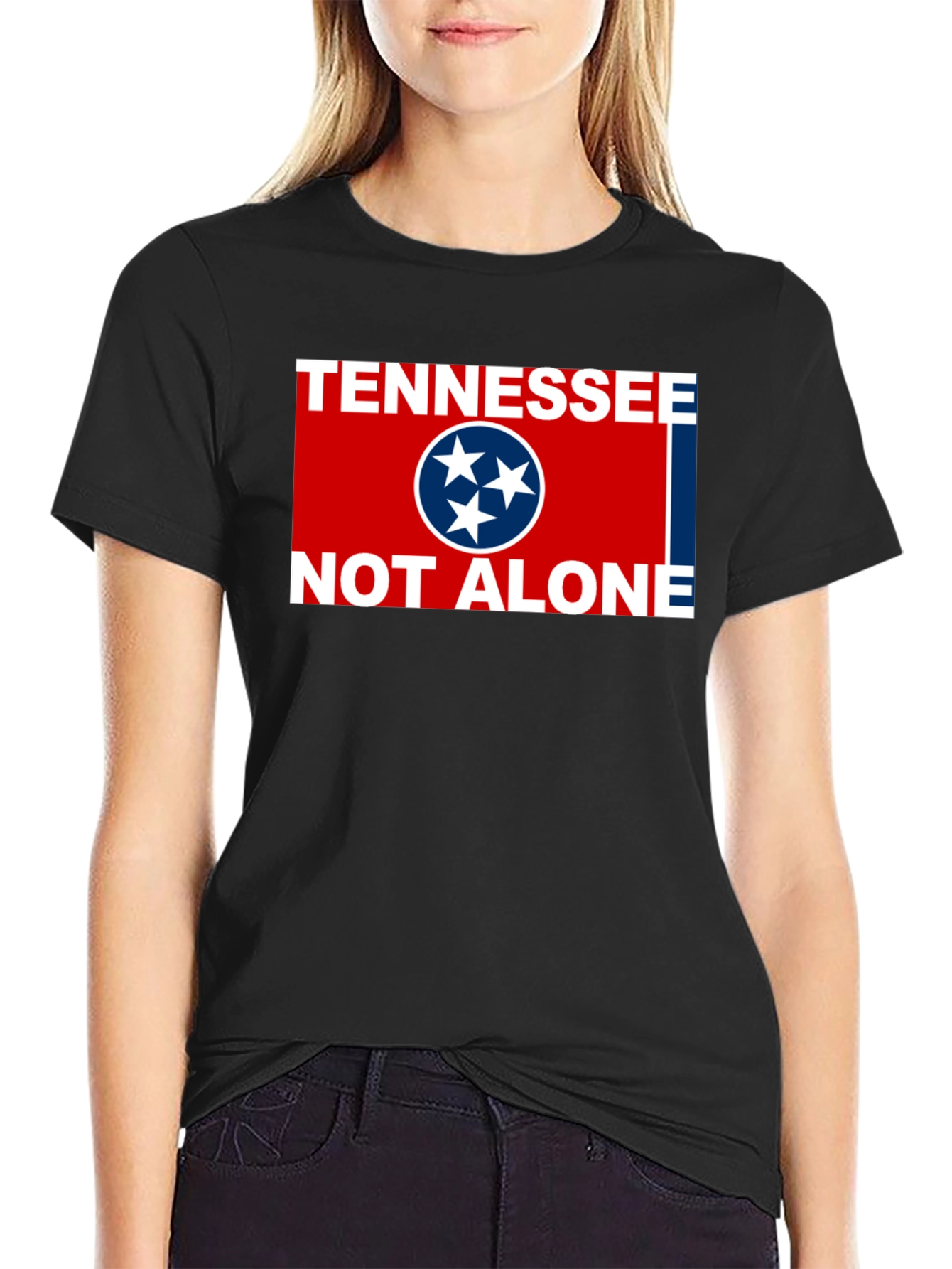 Tennessee State Flag T-Shirt - Not Alone