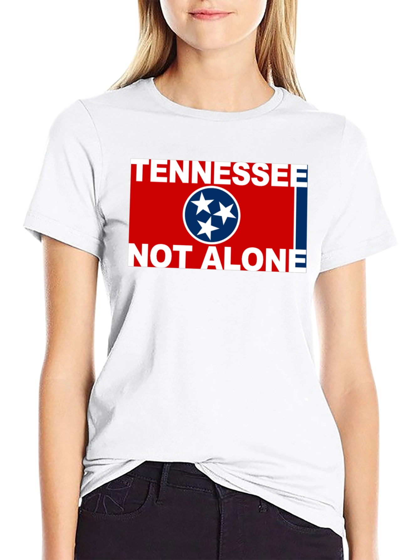 Tennessee State Flag T-Shirt - Not Alone