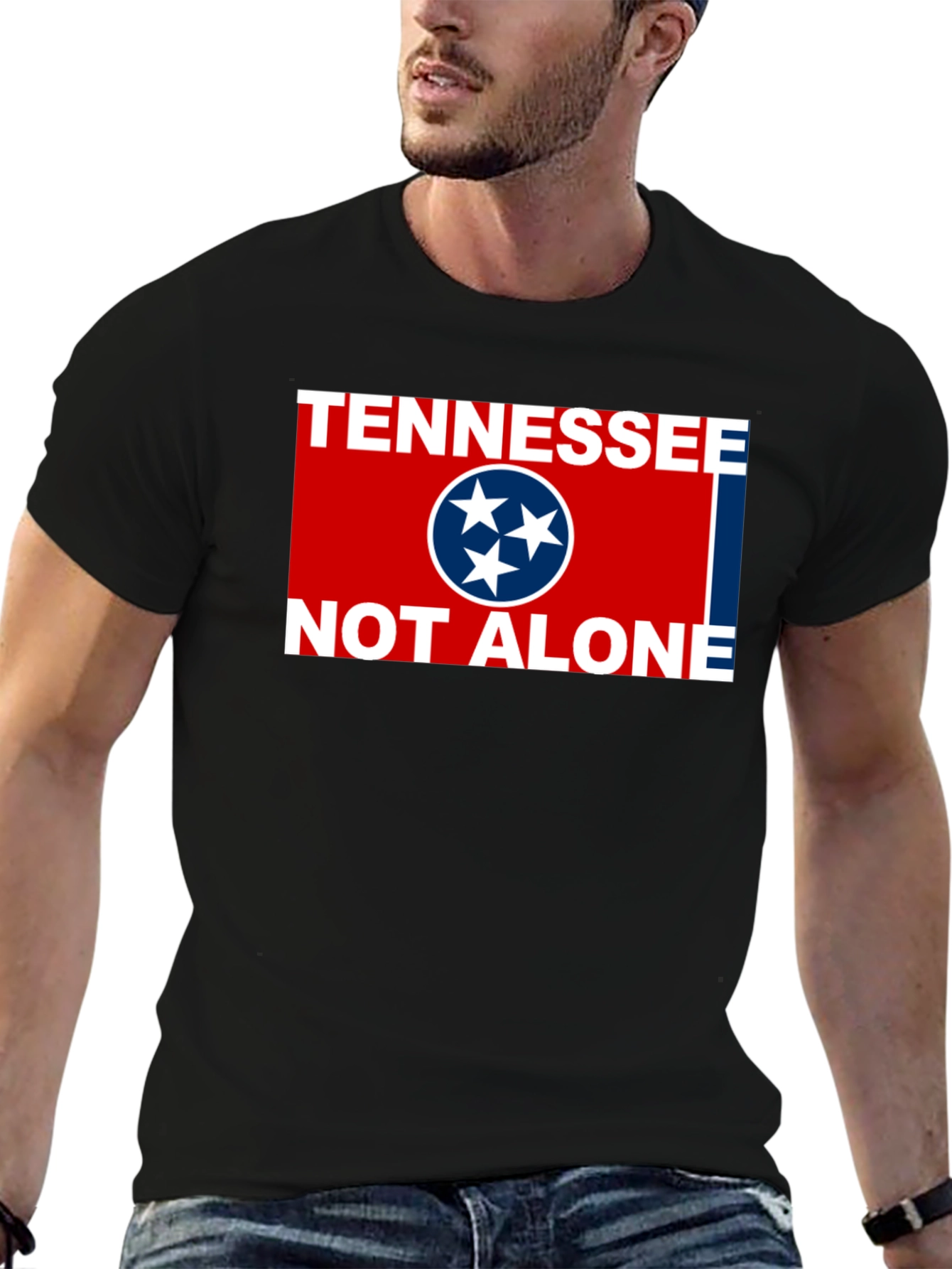 Tennessee State Flag T-Shirt - Not Alone