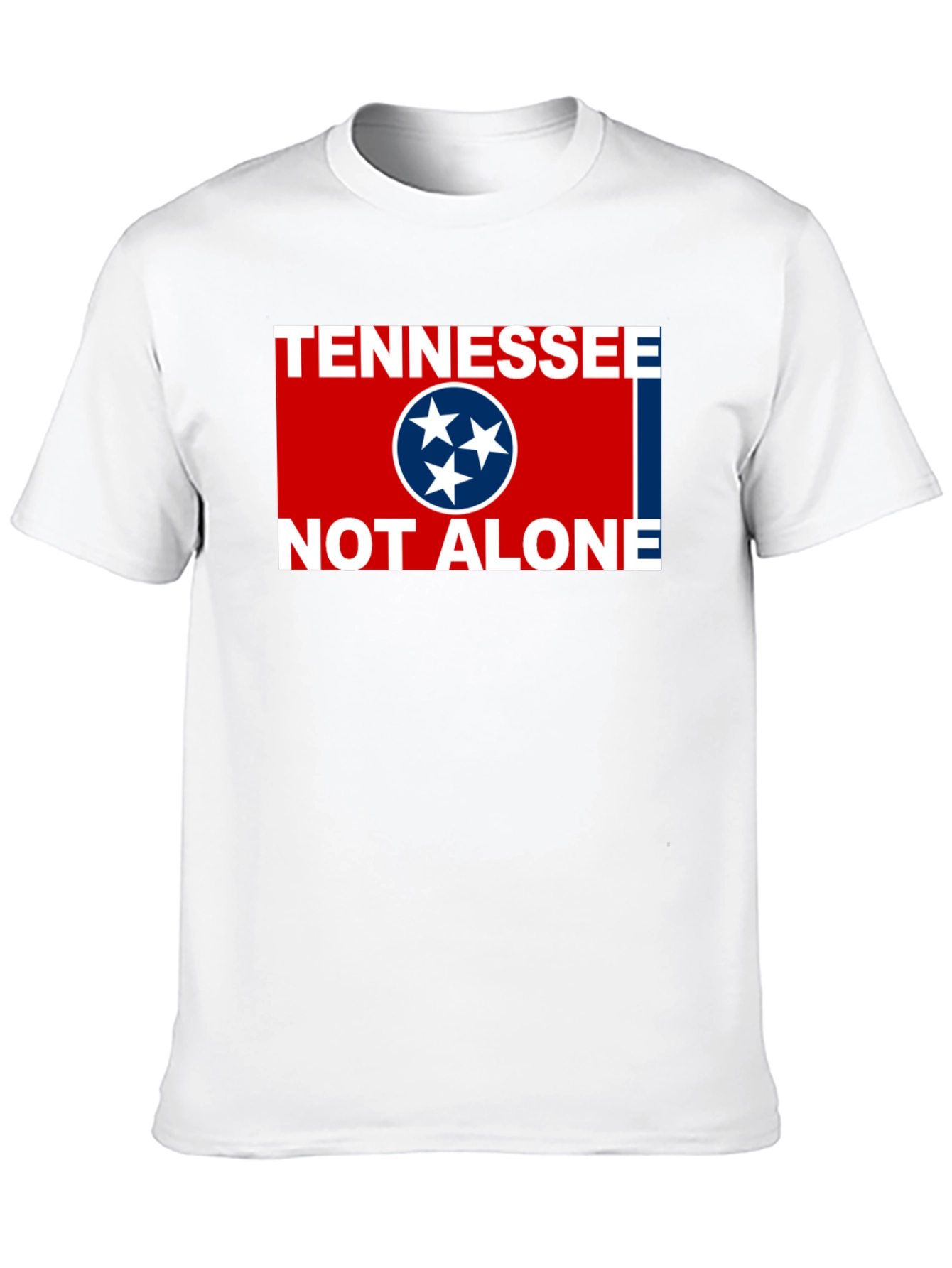 Tennessee State Flag T-Shirt - Not Alone