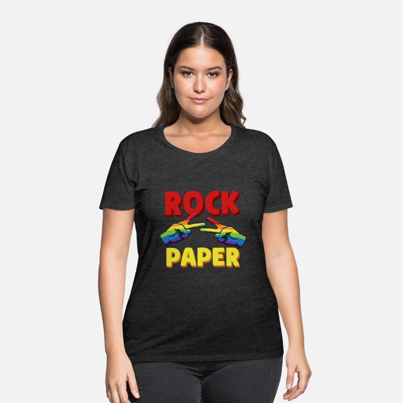 LGBT Rock Paper Lesbian Equality Rainbow Gay Pride