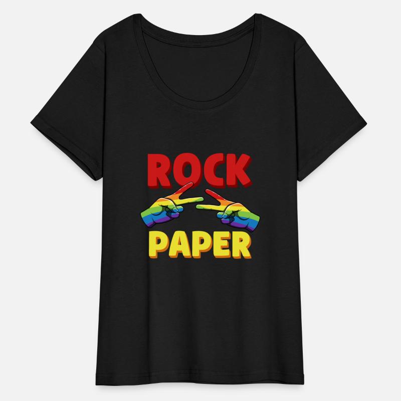 LGBT Rock Paper Lesbian Equality Rainbow Gay Pride