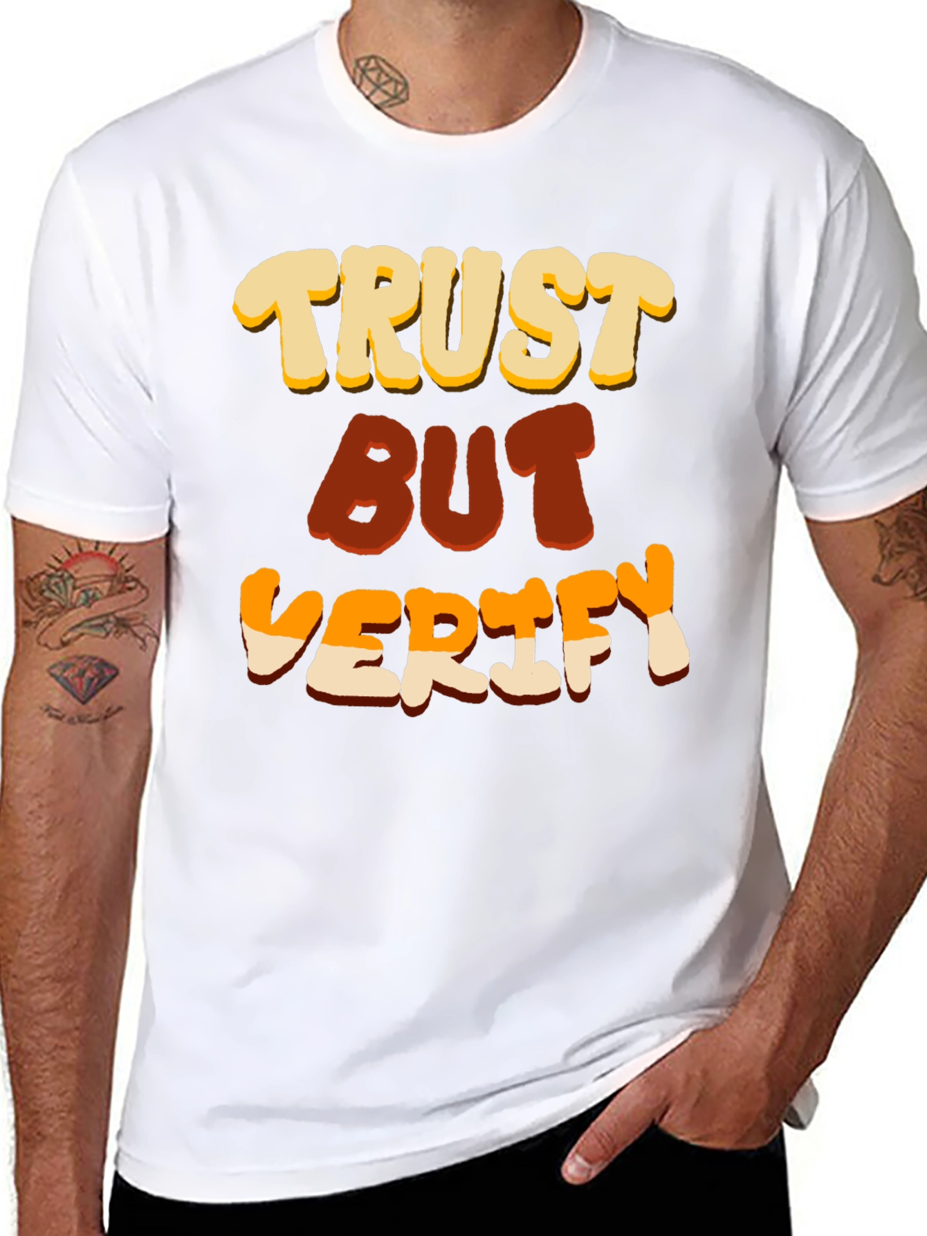 Trust But Verify Graphic T-Shirt