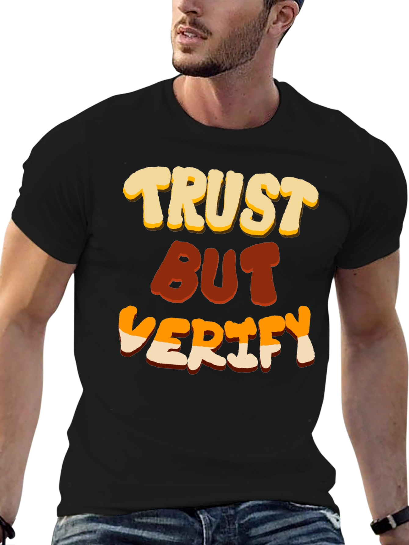 Trust But Verify Graphic T-Shirt