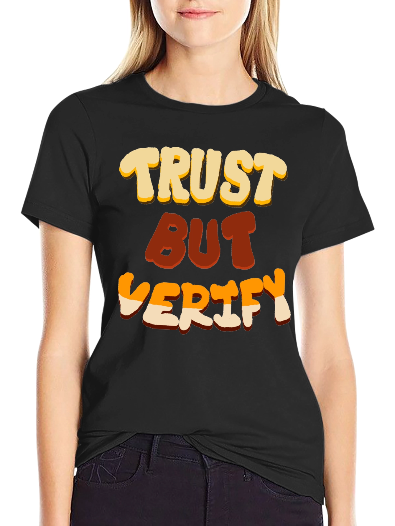 Trust But Verify Graphic T-Shirt