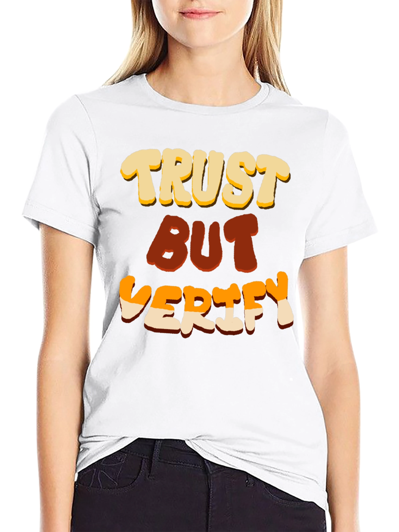 Trust But Verify Graphic T-Shirt