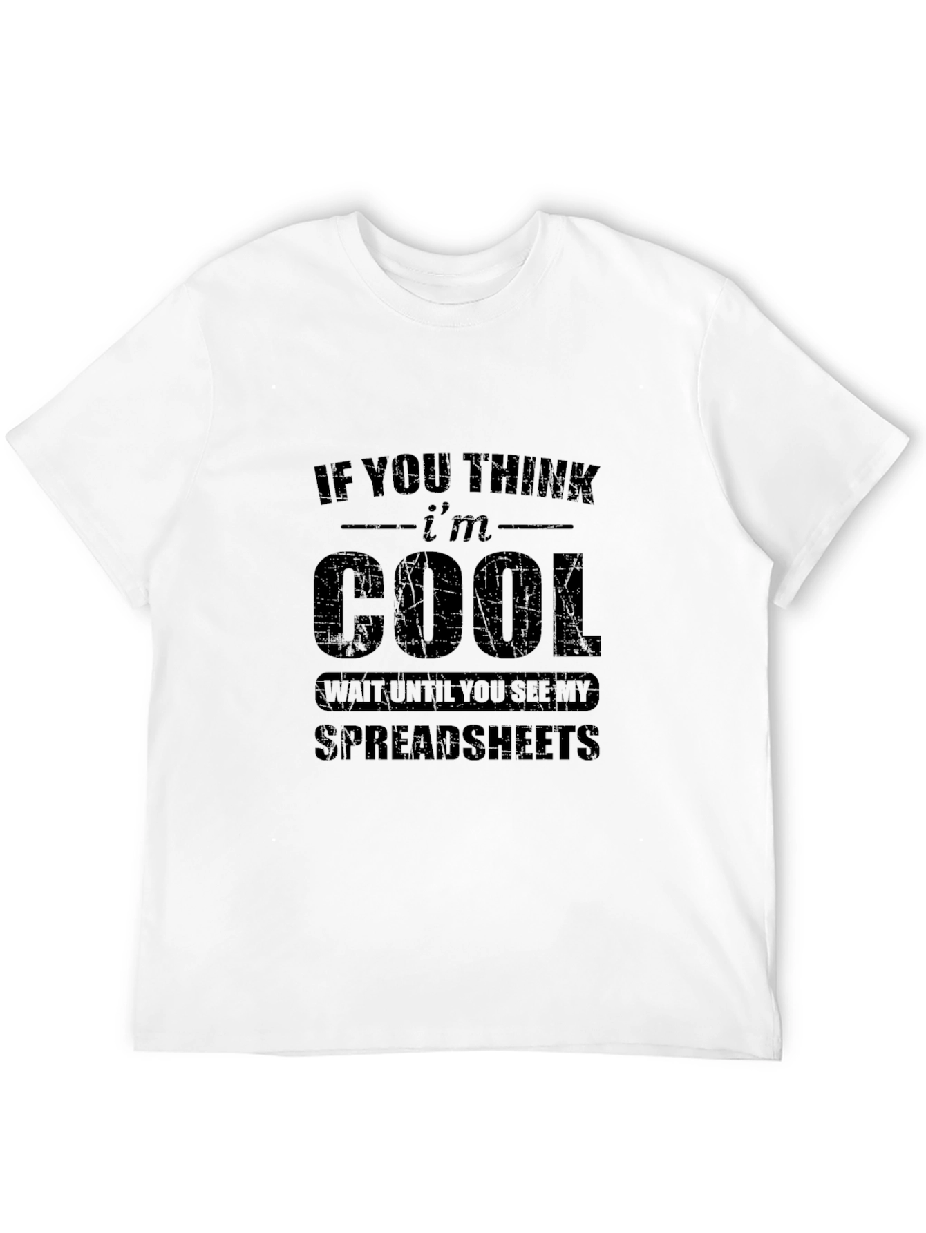 Cool Spreadsheet T-Shirt - Funny Data Analyst Tee