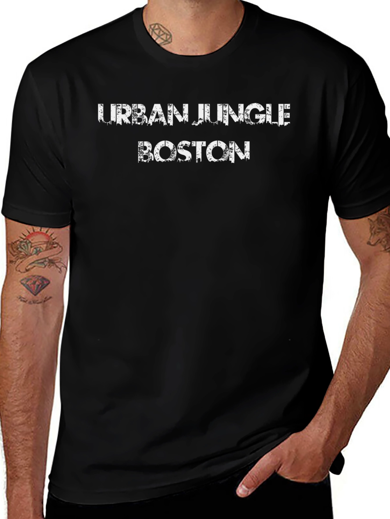 Urban Jungle Boston Black T-Shirt