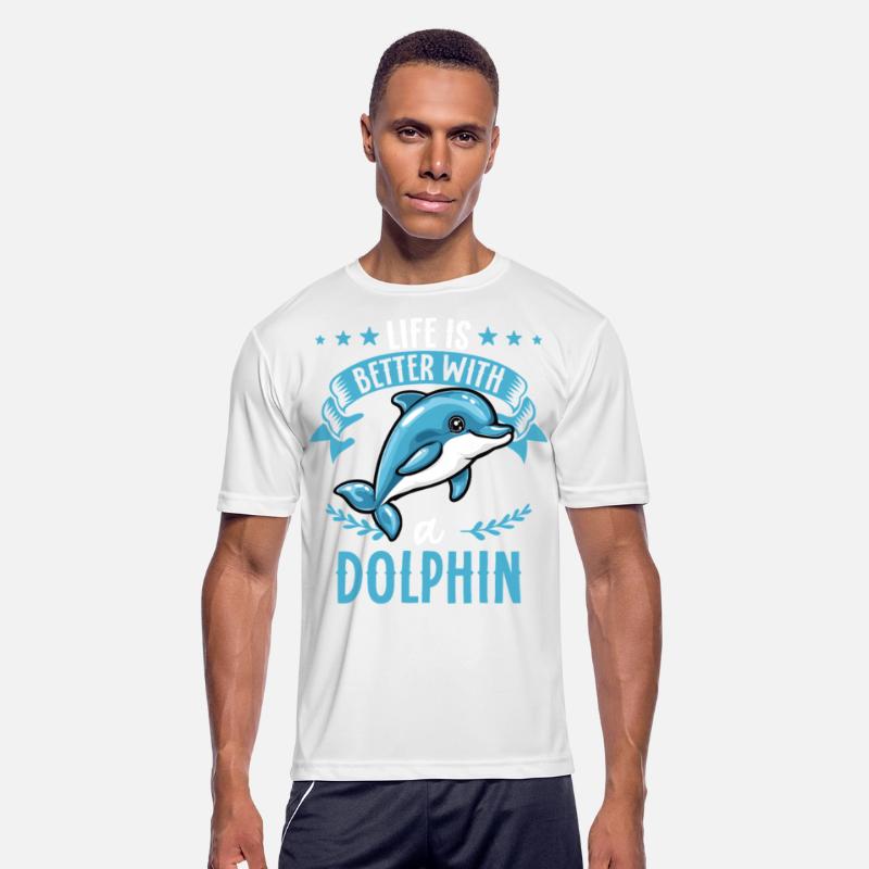 Life Is Better With A Dolphin - Cute Dolphin