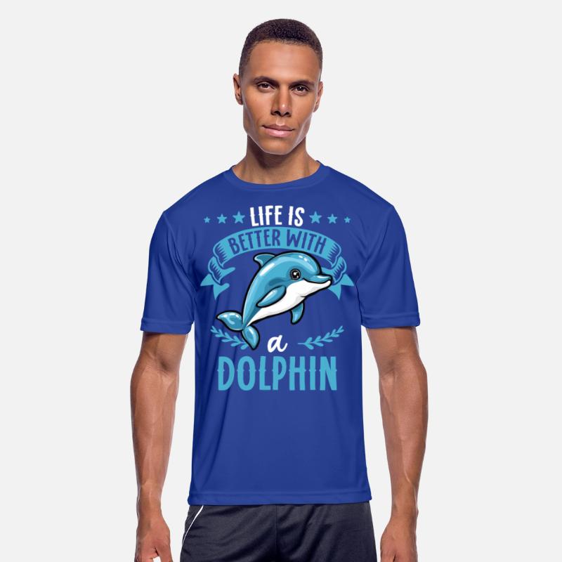 Life Is Better With A Dolphin - Cute Dolphin