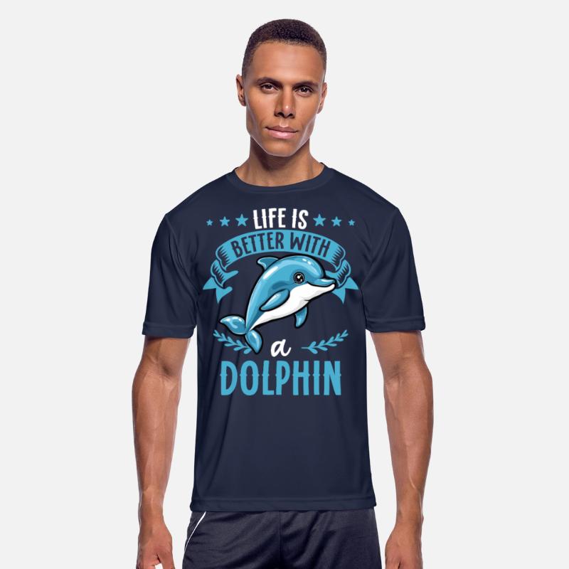 Life Is Better With A Dolphin - Cute Dolphin