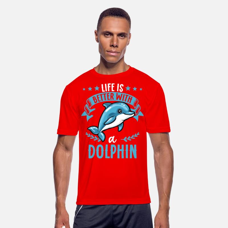 Life Is Better With A Dolphin - Cute Dolphin
