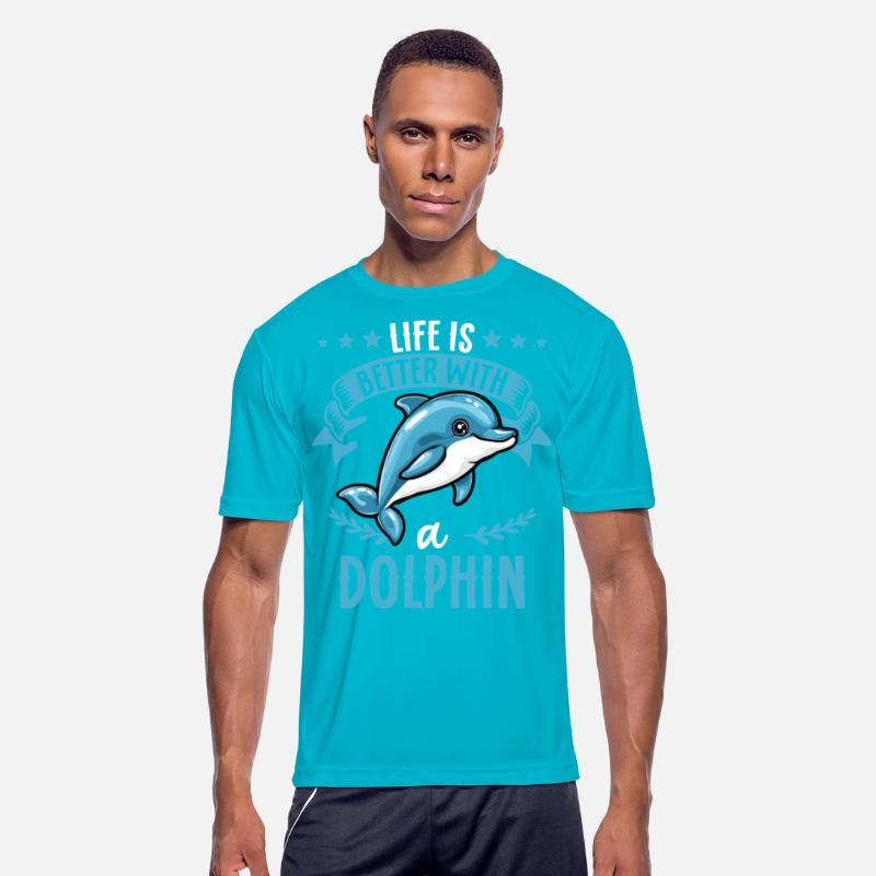 Life Is Better With A Dolphin - Cute Dolphin