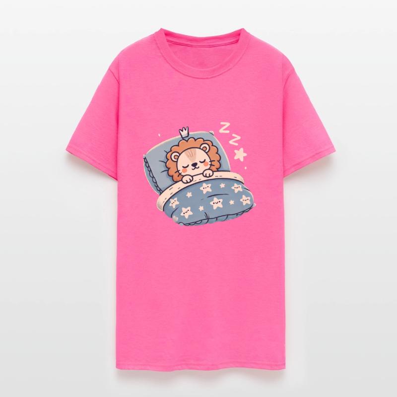 Lion Sleeping In Bed At Night Time