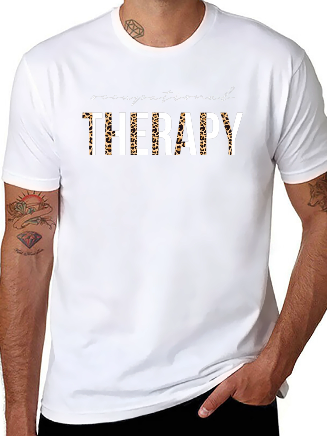 Occupational Therapy Leopard Print Tee