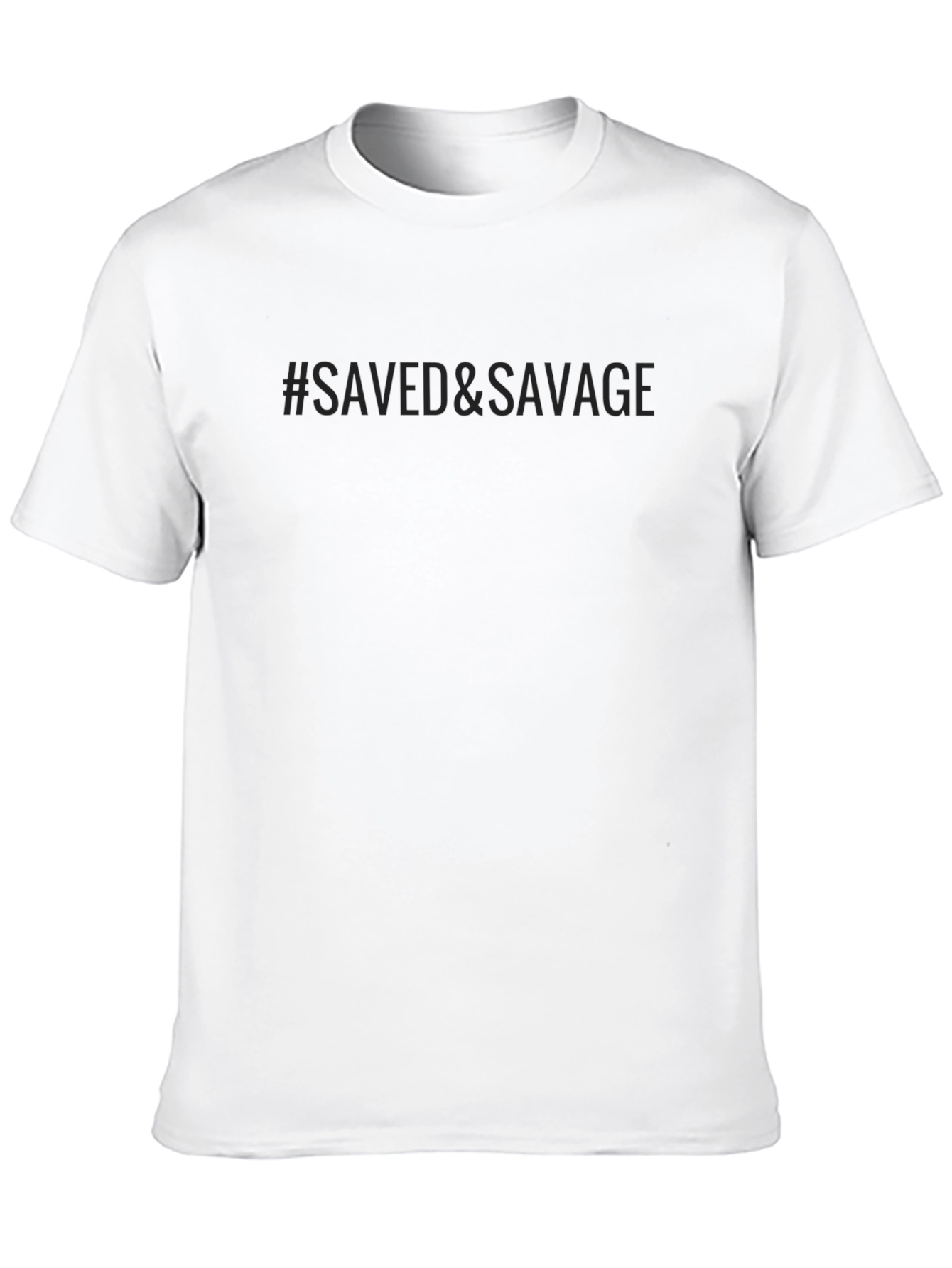 Saved & Savage Black T-Shirt