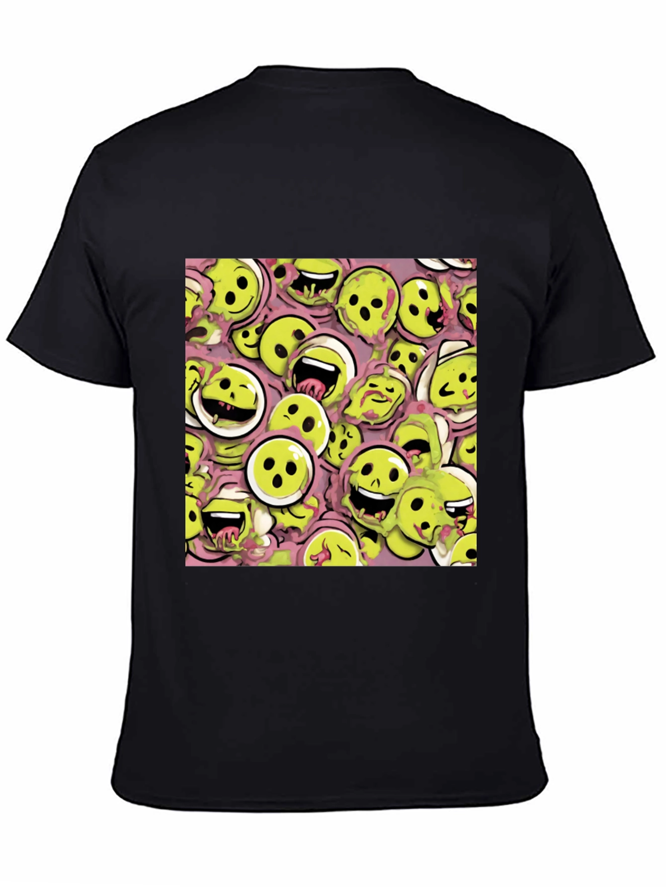 Funky Smiley Face T-Shirt - Unique Graphic Tee
