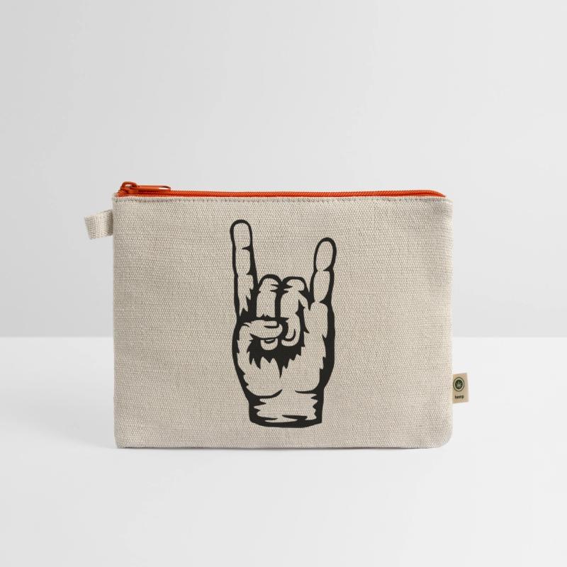 Logo heavy metal hand