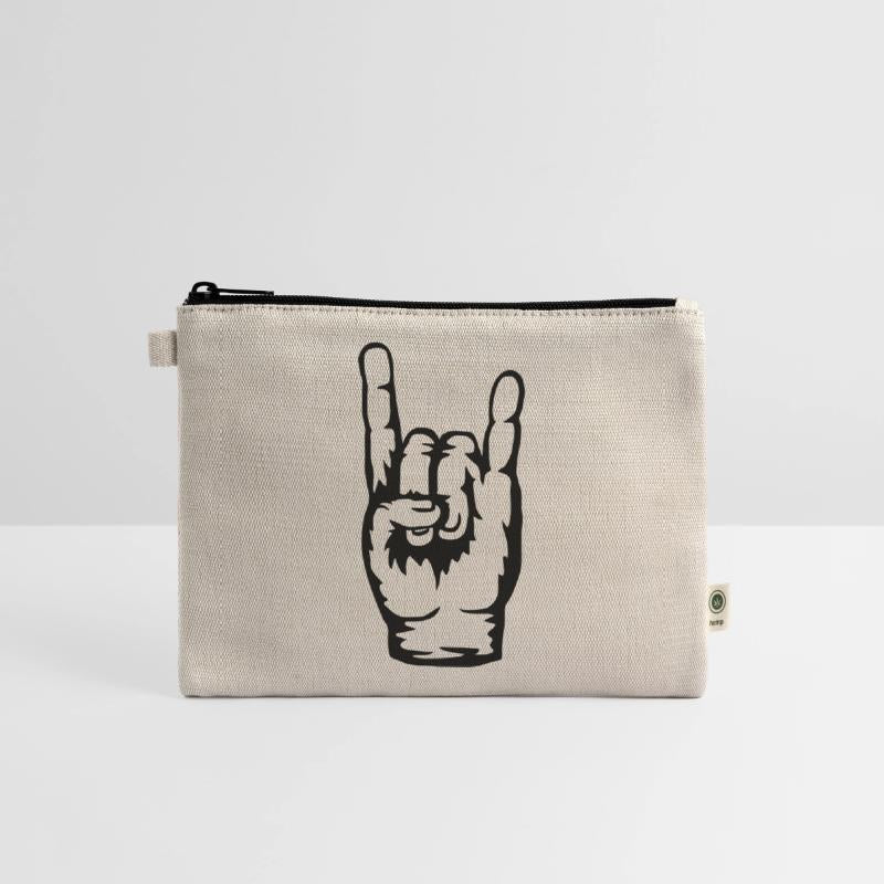 Logo heavy metal hand